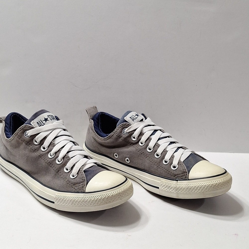 Converse Chuck Taylor All Star Unisex Gray Canvas Sporty Low Top Sneakers M9 W11